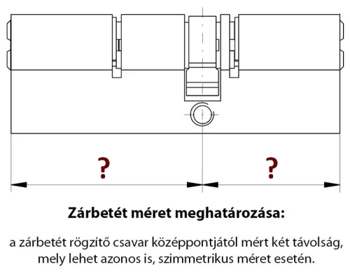 Mul-T-Lock MTL300 gombos biztonsági zárbetét 31/55