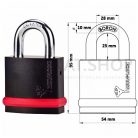 Mul-T-Lock NE10G 7x7 biztonsági lakat