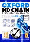 Oxford HD Chain 10/150 kerékpár - motor láncos lakat LK145