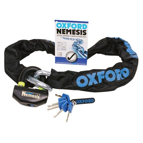 Oxford Nemesis Chain Lock 16/120 kerékpár - motor láncos lakat