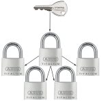 Több lakat azonos kulccsal - Azonos zárlatú lakatok - Egységkulcsos lakatok